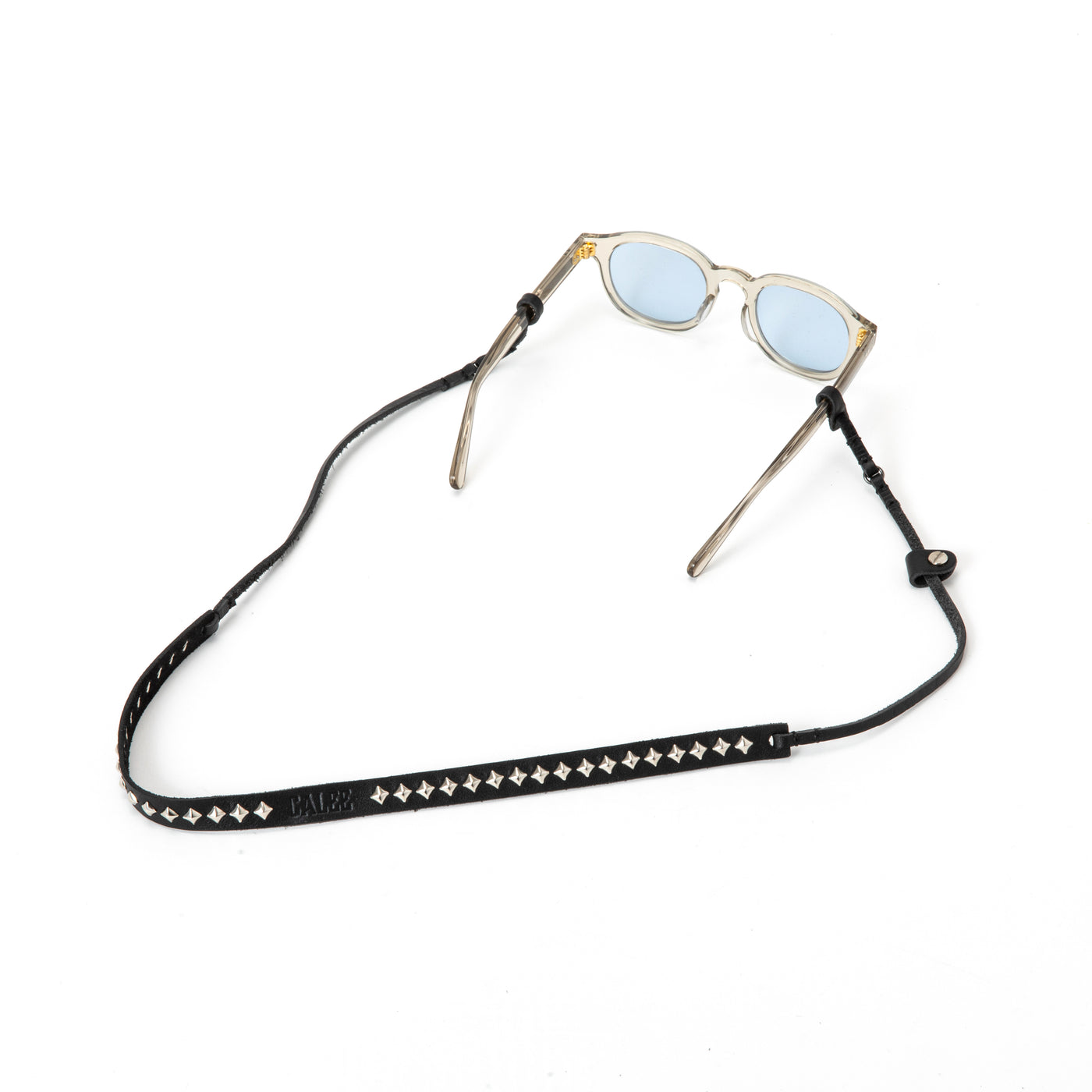 STUDS LEATHER GLASSES CORD