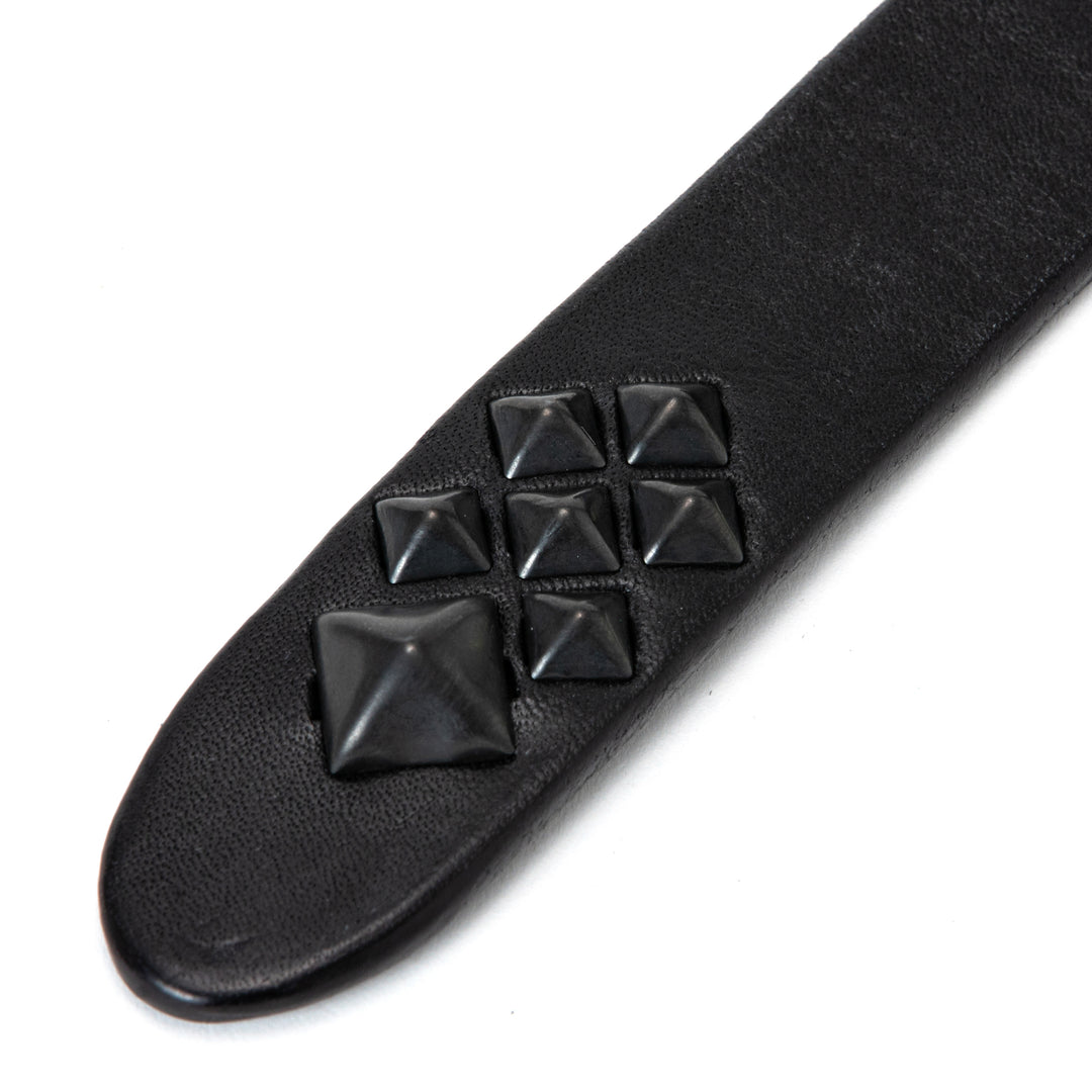 BLACK STUDS LEATHER NARROW BELT＜EXCLUSIVE＞ – CALEE ONLINE