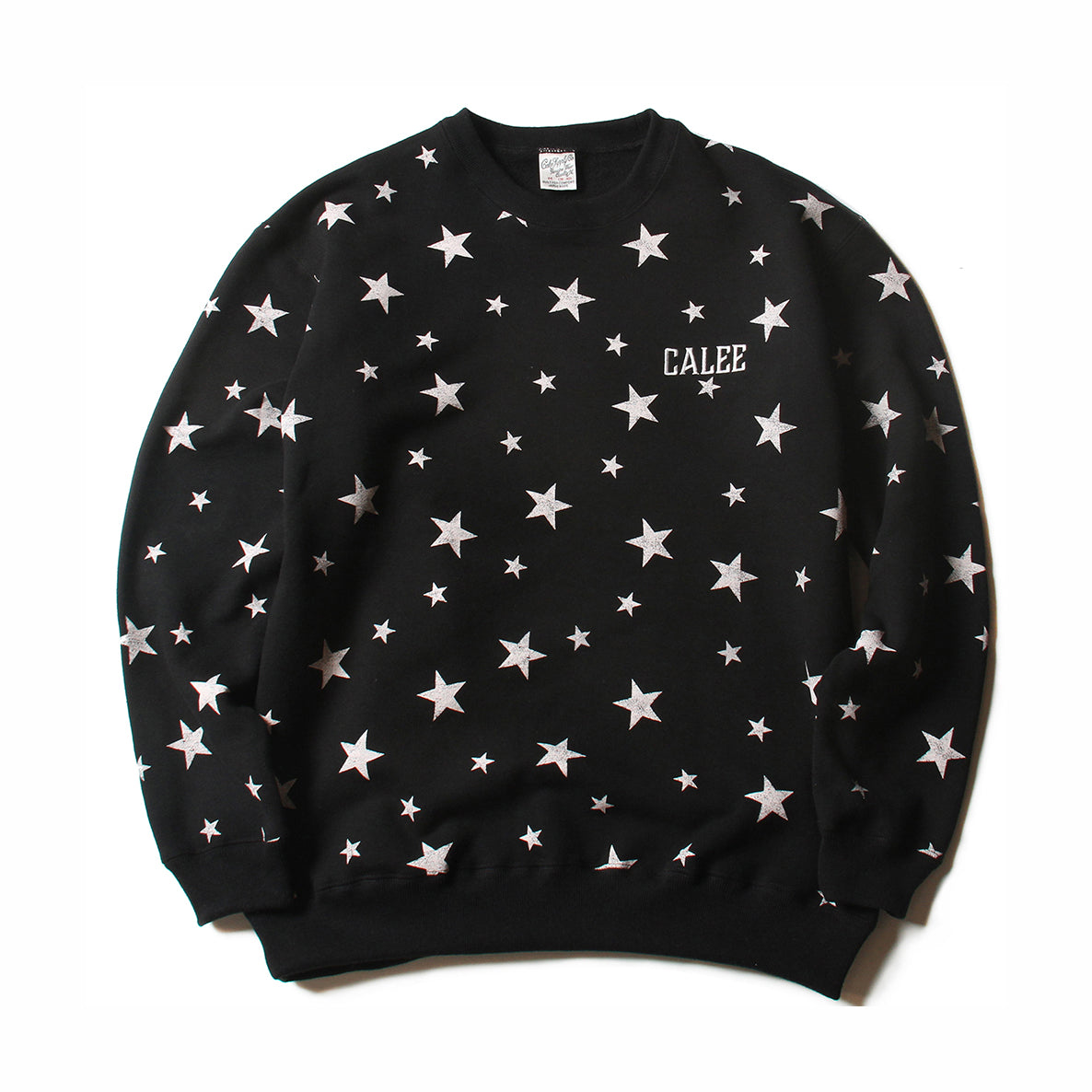 ALLOVER STAR PATTERN L/S SWEAT - calee-official