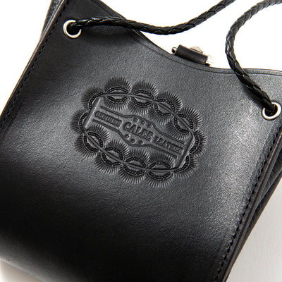 EMBOSSING LEATHER CHALK BAG